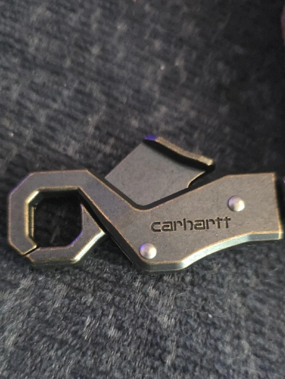 Carhartt Large Brown Elastic Bungee Dog Leash with Metal Hook Latch Nwt
